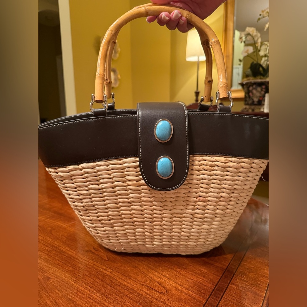 Loft Black Woven Purse
